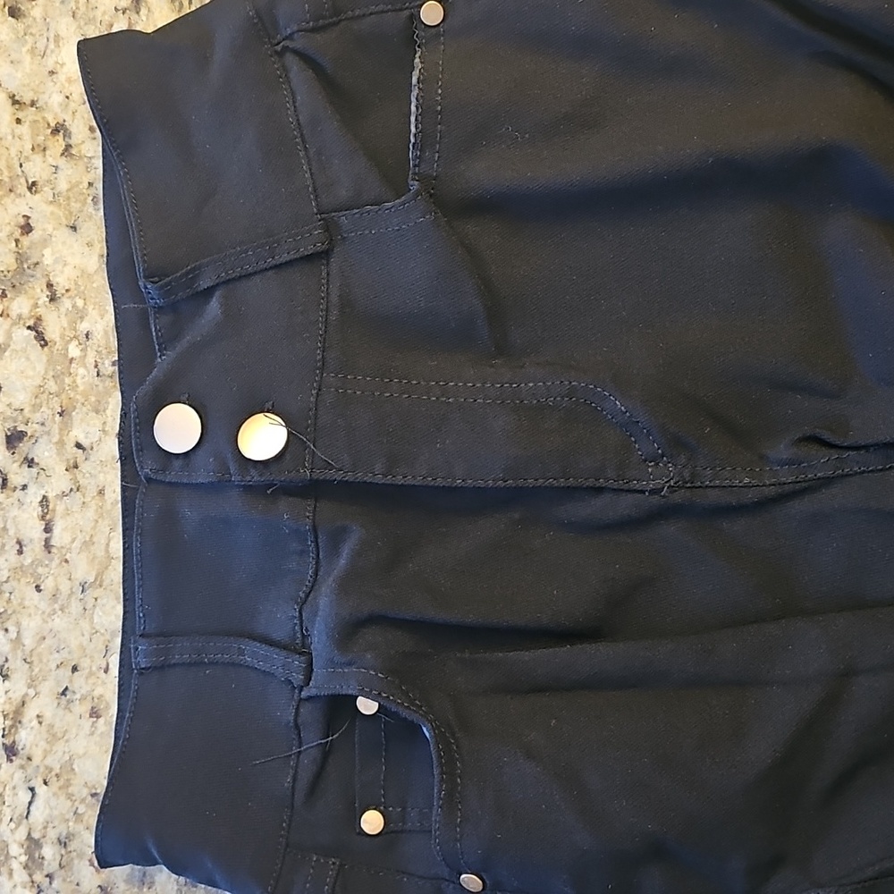 Black cargo pants Stretchy Skinny leg - Picture 5 of 9